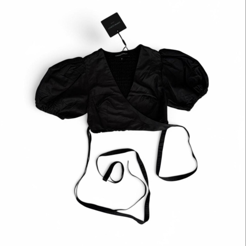 Cynthia Rowley Black Blouse